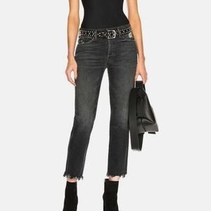 MOTHER Women's Black Denim Jeans